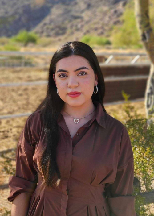 Fernanda R. standing outside for a photo